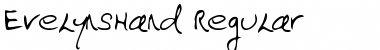 Download EvelynsHand Regular Font Title Preview