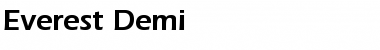 Download Everest-Demi Normal Font Title Preview