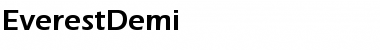 Download EverestDemi Normal Font Title Preview