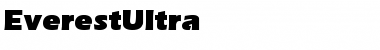 Download EverestUltra Normal Font Title Preview