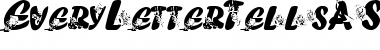 Download EveryLetterTellsAStory Regular Font Title Preview