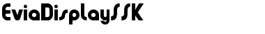 Download EviaDisplaySSK Regular Font Title Preview