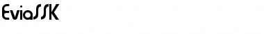 Download EviaSSK Regular Font Title Preview