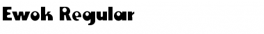 Download Ewok Regular Font Title Preview