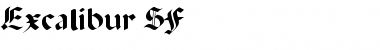 Download Excalibur SF Regular Font Title Preview