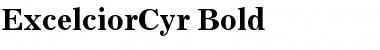 Download ExcelciorCyr Bold Font Title Preview