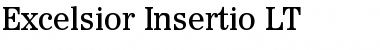 Download ExcelsiorInsertio LT Regular Font Title Preview
