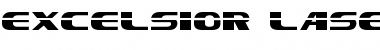 Download Excelsior Laser Regular Font Title Preview
