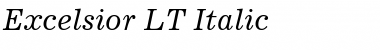 Download Excelsior LT Italic Font Title Preview