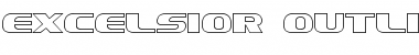 Download Excelsior Outline Outline Font Title Preview