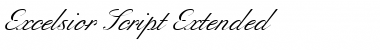 Download Excelsior Script Extended Regular Font Title Preview