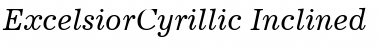Download ExcelsiorCyrillic RomanItalic Font Title Preview