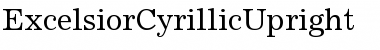 Download ExcelsiorCyrillicUpright Roman Font Title Preview