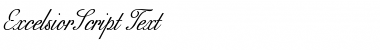 Download ExcelsiorScript Text Font Title Preview