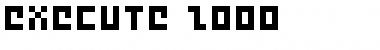Download Execute 2000 Regular Font Title Preview