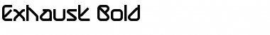 Download Exhaust Bold Font Title Preview