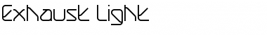Download Exhaust Light Font Title Preview