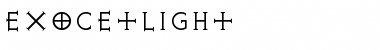 Download ExocetLight Regular Font Title Preview
