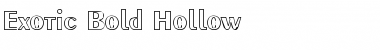 Download Exotic-Bold Hollow Regular Font Title Preview