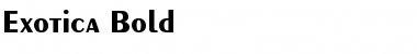 Download Exotica Bold Font Title Preview