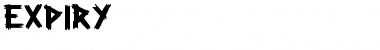 Download Expiry Normal Font Title Preview