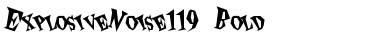 Download ExplosiveNoise119 Bold Font Title Preview