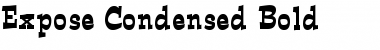 Download Expose Condensed Bold Font Title Preview