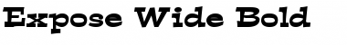 Download Expose Wide Bold Font Title Preview