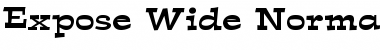 Download Expose Wide Normal Font Title Preview
