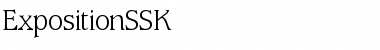 Download ExpositionSSK Regular Font Title Preview