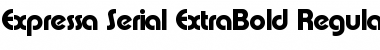 Download Expressa-Serial-ExtraBold Regular Font Title Preview