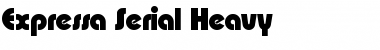 Download Expressa-Serial-Heavy Extra Bold Font Title Preview