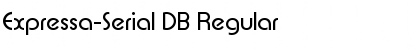 Download Expressa-Serial DB Regular Font Title Preview