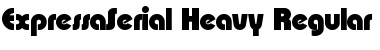 Download ExpressaSerial-Heavy Regular Font Title Preview
