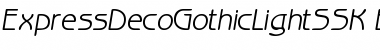 Download ExpressDecoGothicLightSSK Bold Font Title Preview