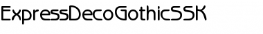 Download ExpressDecoGothicSSK Regular Font Title Preview
