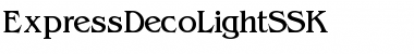 Download ExpressDecoLightSSK Regular Font Title Preview