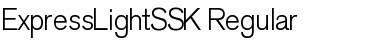 Download ExpressLightSSK Regular Font Title Preview