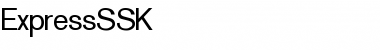 Download ExpressSSK Regular Font Title Preview