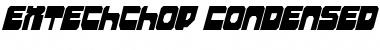 Download Extechchop Condensed Condensed Font Title Preview
