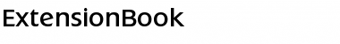 Download ExtensionBook Roman Font Title Preview