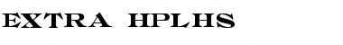 Download Extra HPLHS Font Title Preview