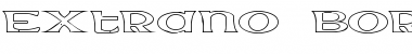 Download Extrano - Borde Regular Font Title Preview