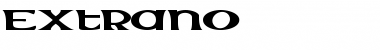 Download Extrano Regular Font Title Preview
