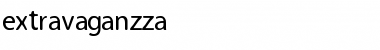 Download extravaganzza Regular Font Title Preview