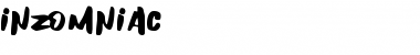 Download Inzomniac Regular Font Title Preview