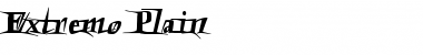 Download Extremo Plain Font Title Preview