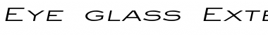 Download Eye glass Extended Italic Font Title Preview