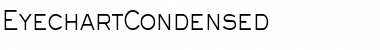 Download EyechartCondensed Regular Font Title Preview