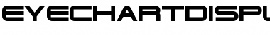 Download EyechartDisplayCapsSSK Regular Font Title Preview